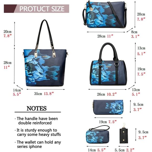 New 6 in 1 bundle * Designer Purses and Handbags - Picture 2 of 9